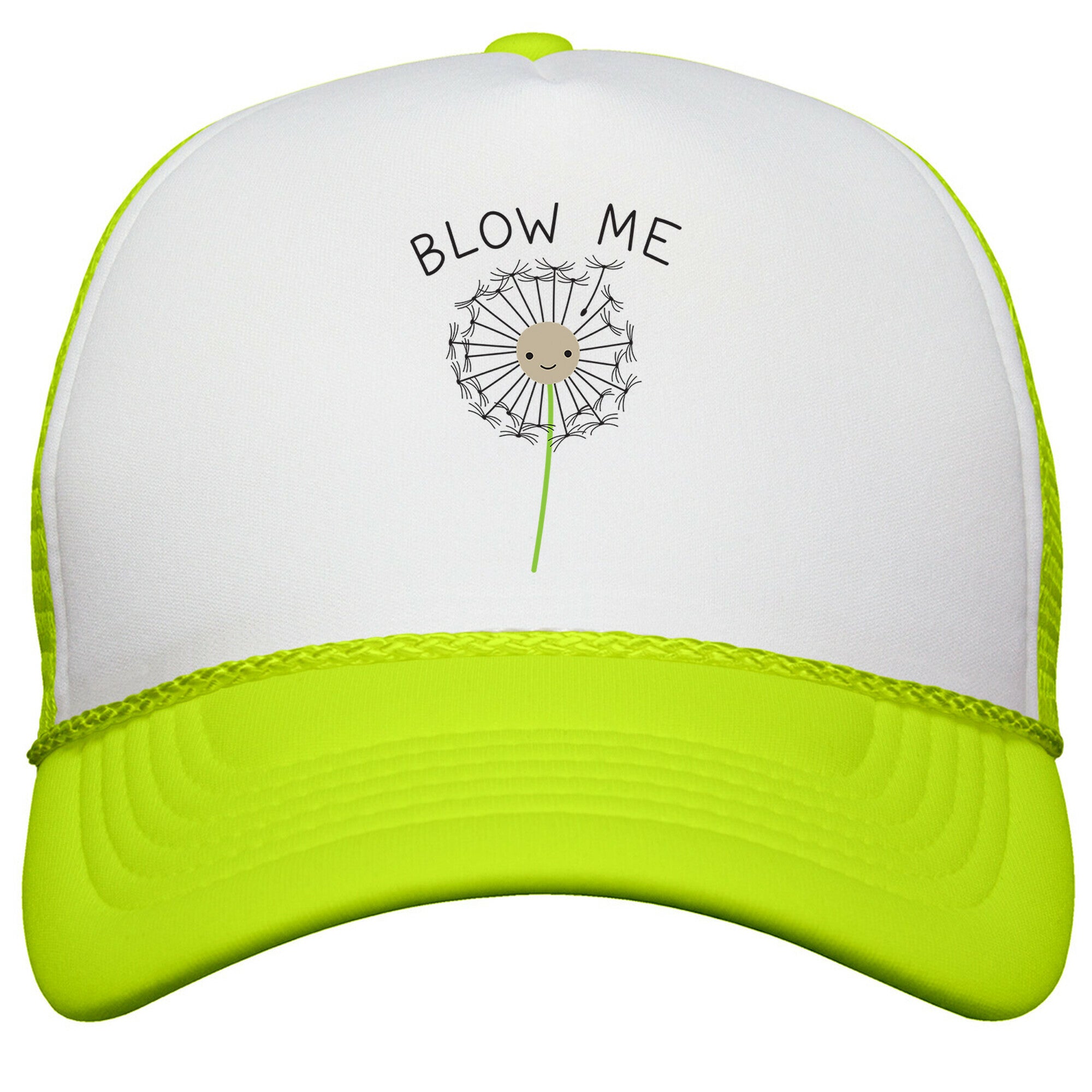 Blow Me Dandelion Snapback Trucker Hat