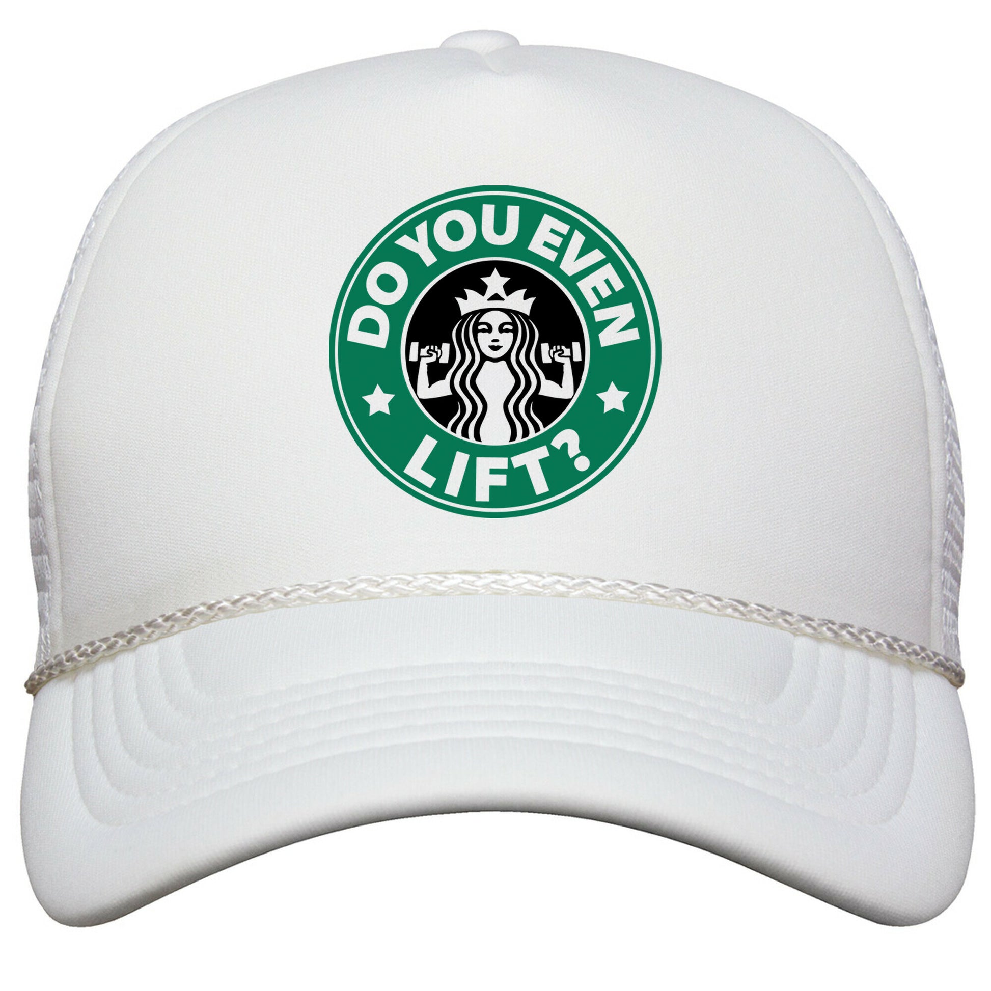 Do You Even Lift Coffee Parody Snapback Trucker Hat