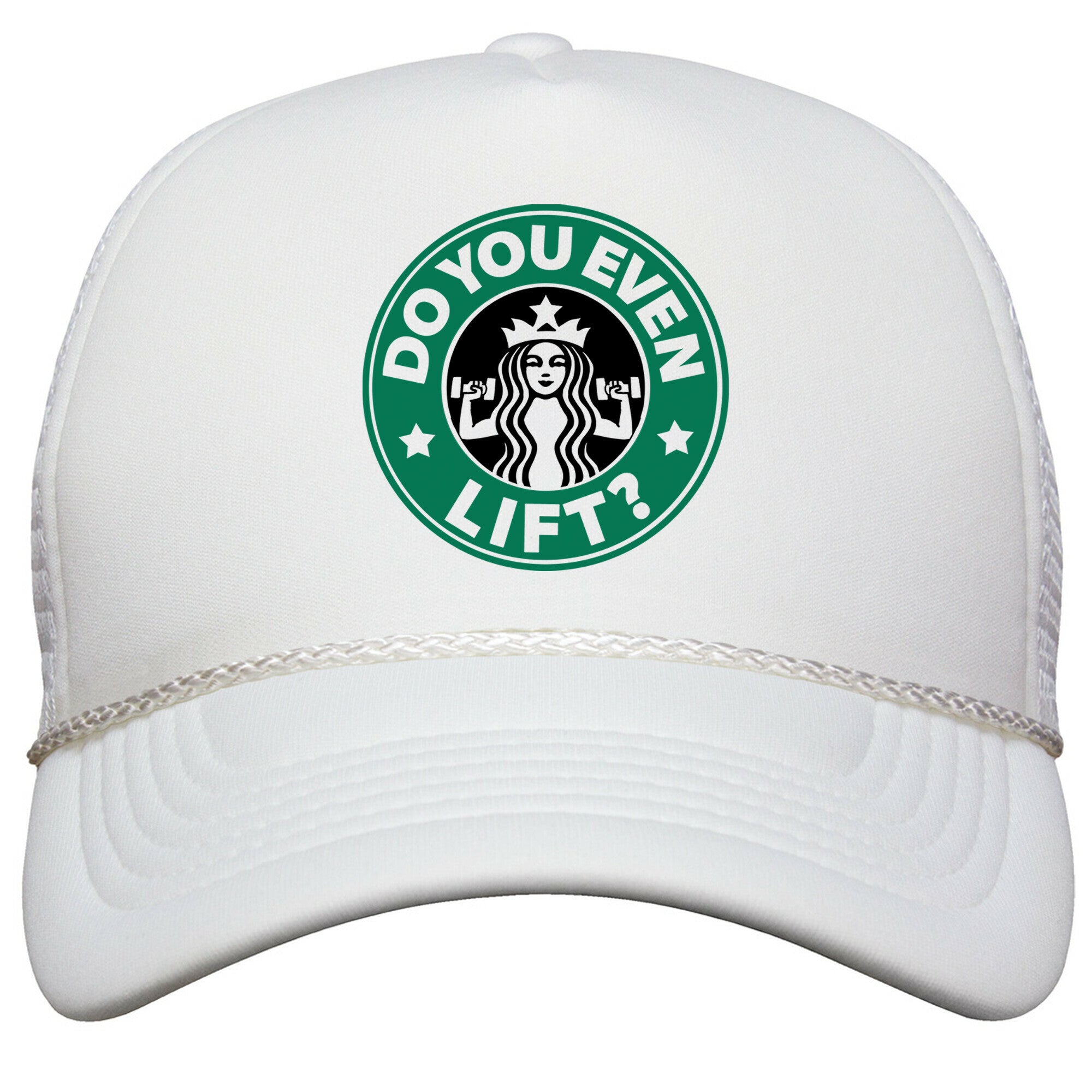 Do You Even Lift Coffee Parody Snapback Trucker Hat