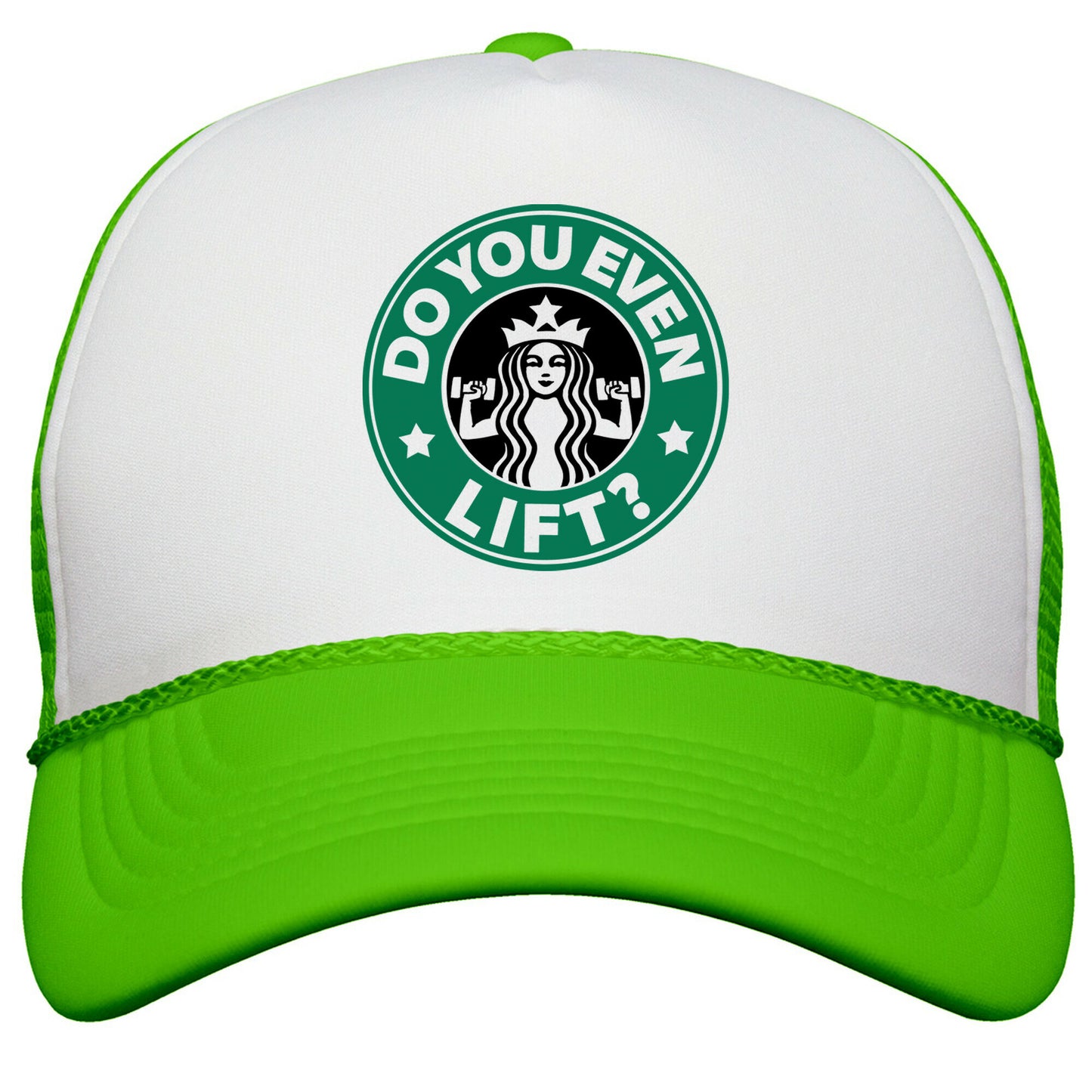 Do You Even Lift Coffee Parody Snapback Trucker Hat
