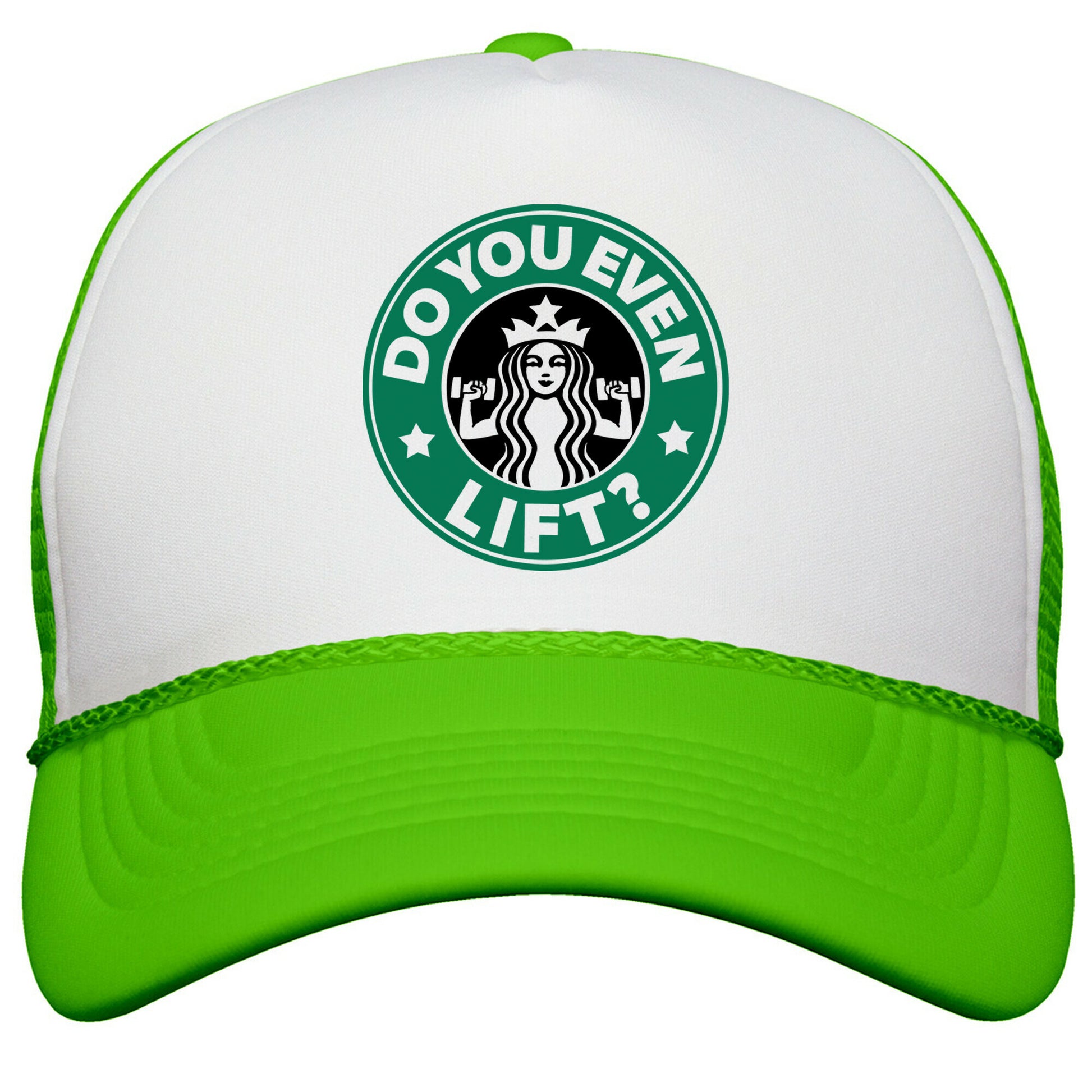Do You Even Lift Coffee Parody Snapback Trucker Hat