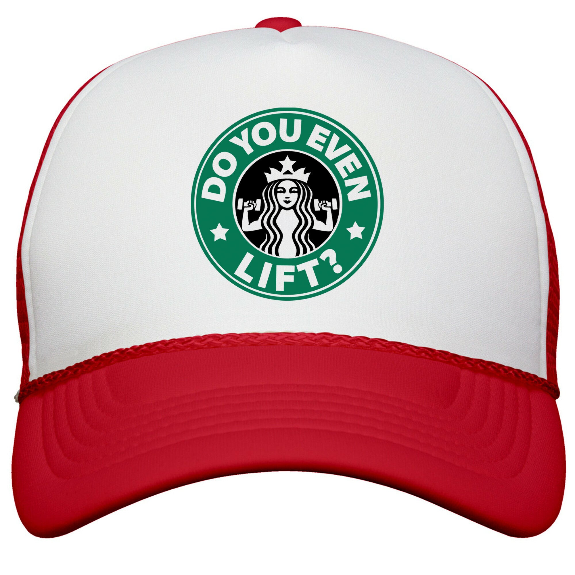 Do You Even Lift Coffee Parody Snapback Trucker Hat