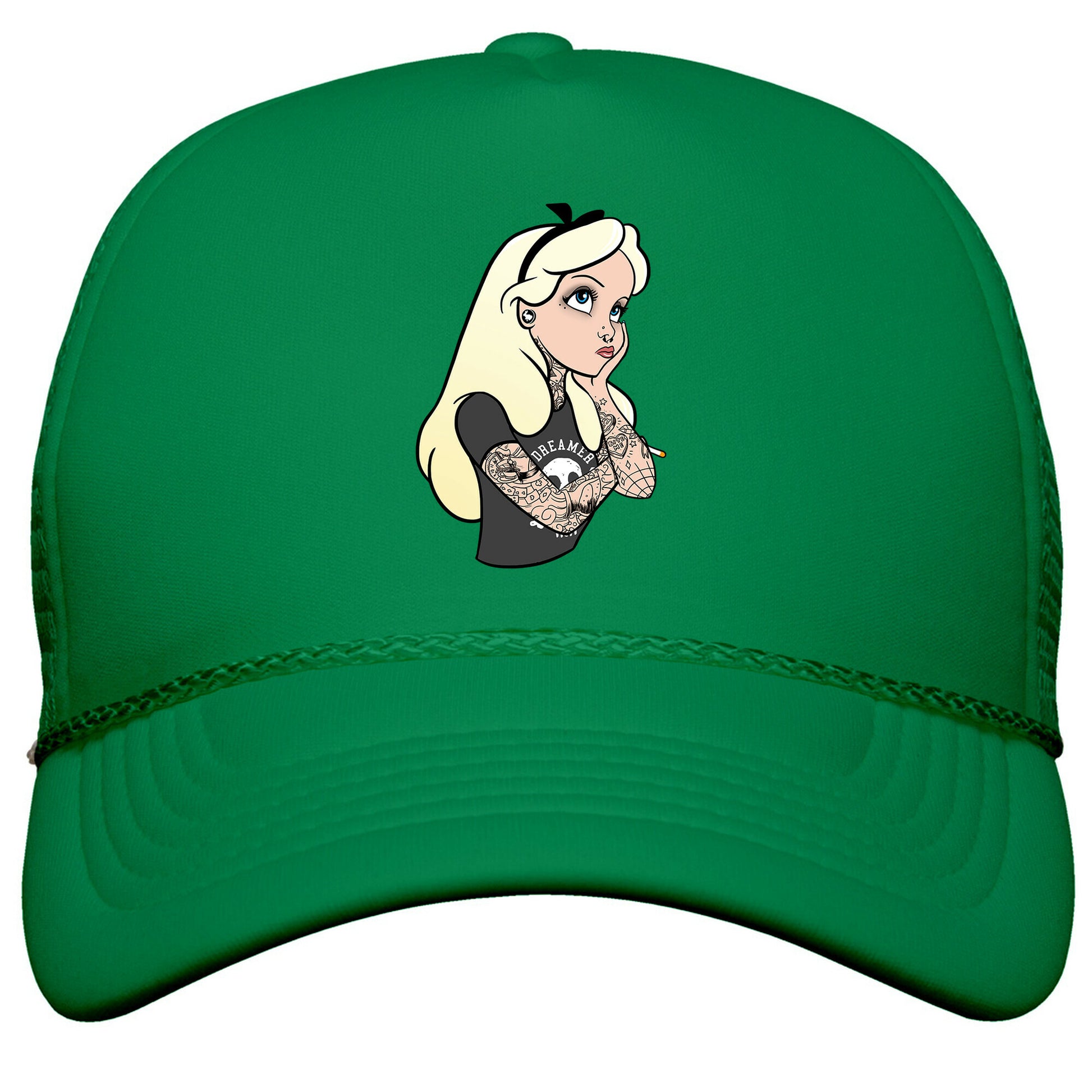 Punk Alice Parody Snapback Trucker Hat