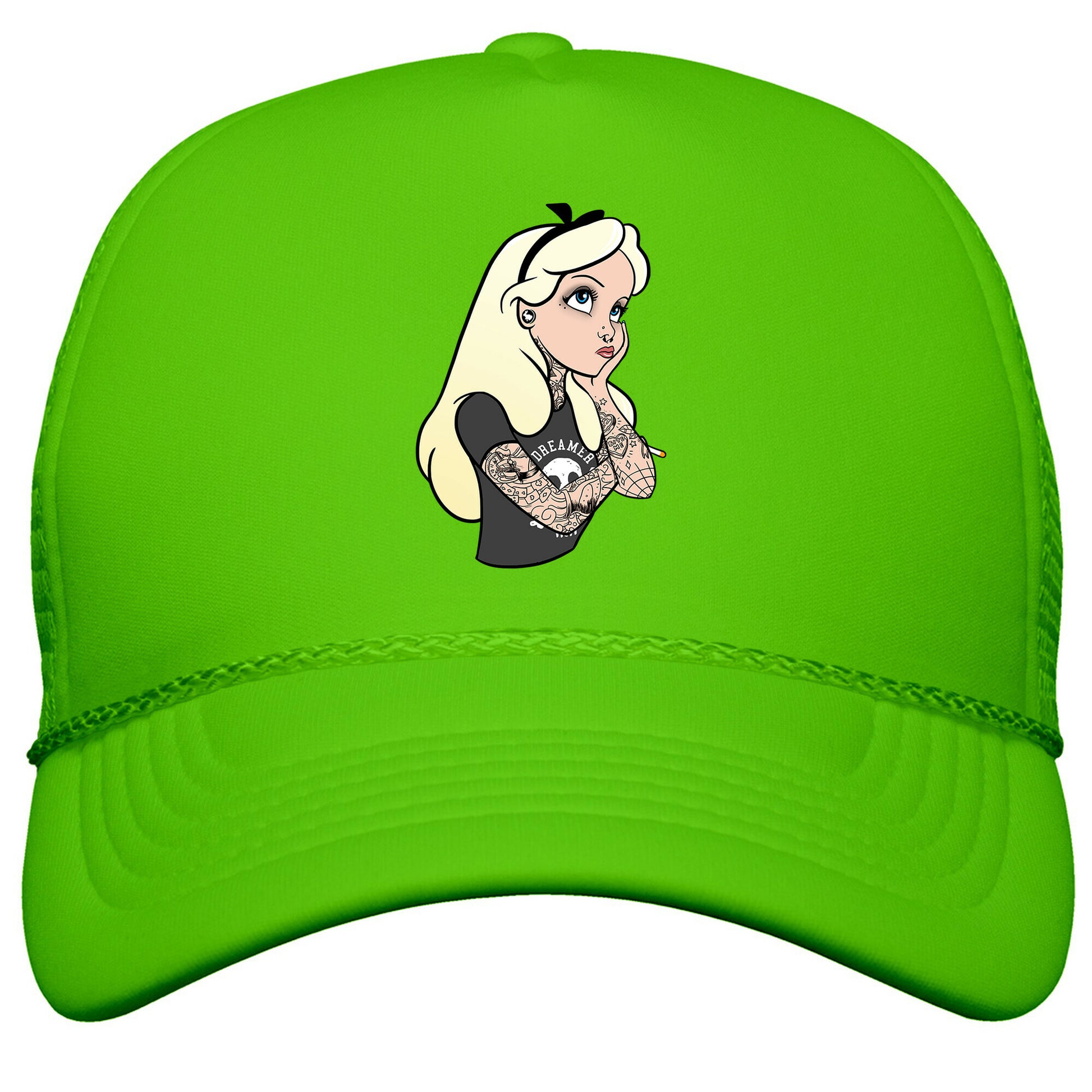 Punk Alice Parody Snapback Trucker Hat