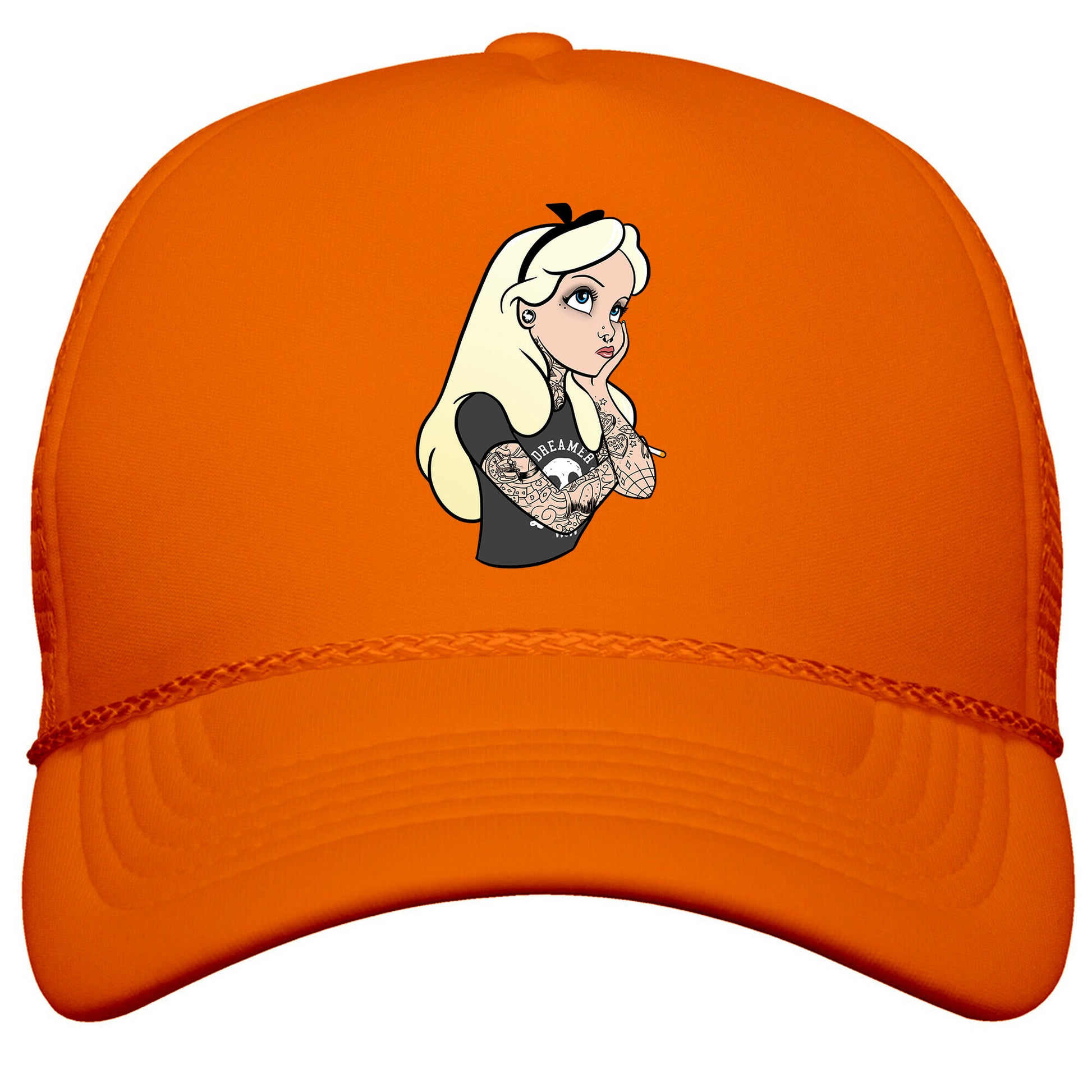 Punk Alice Parody Snapback Trucker Hat
