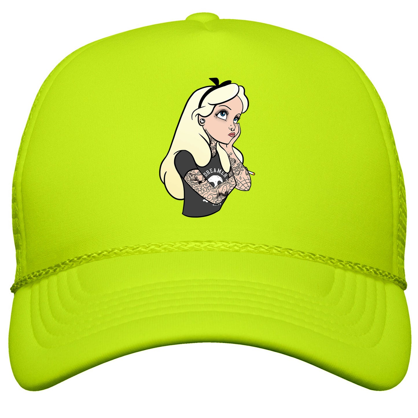 Punk Alice Parody Snapback Trucker Hat