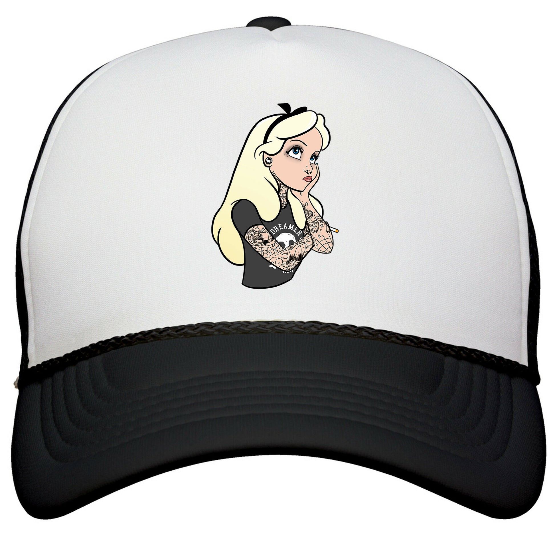 Punk Alice Parody Snapback Trucker Hat