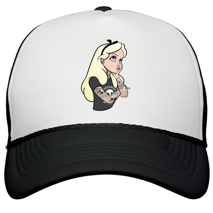 Punk Alice Parody Snapback Trucker Hat