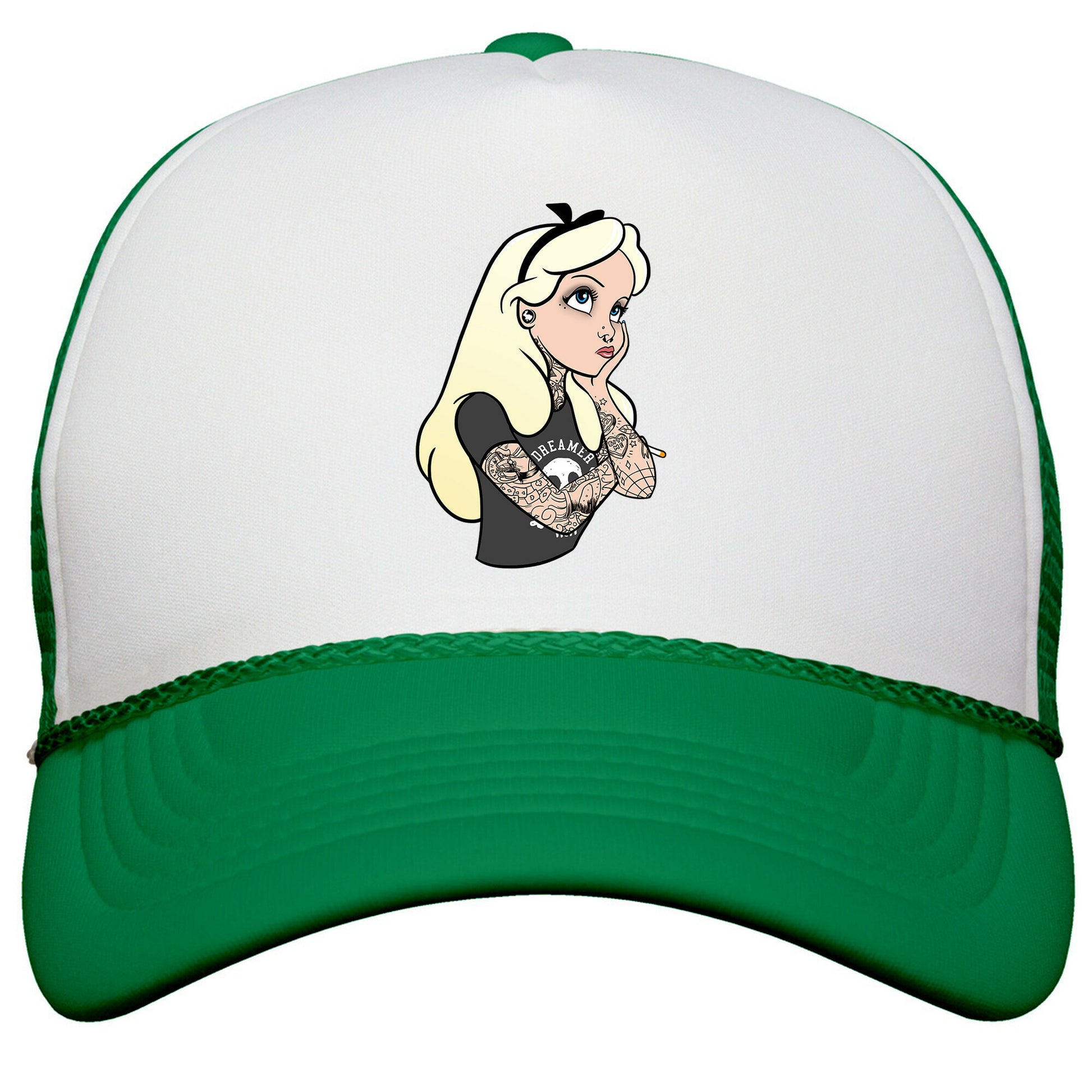 Punk Alice Parody Snapback Trucker Hat