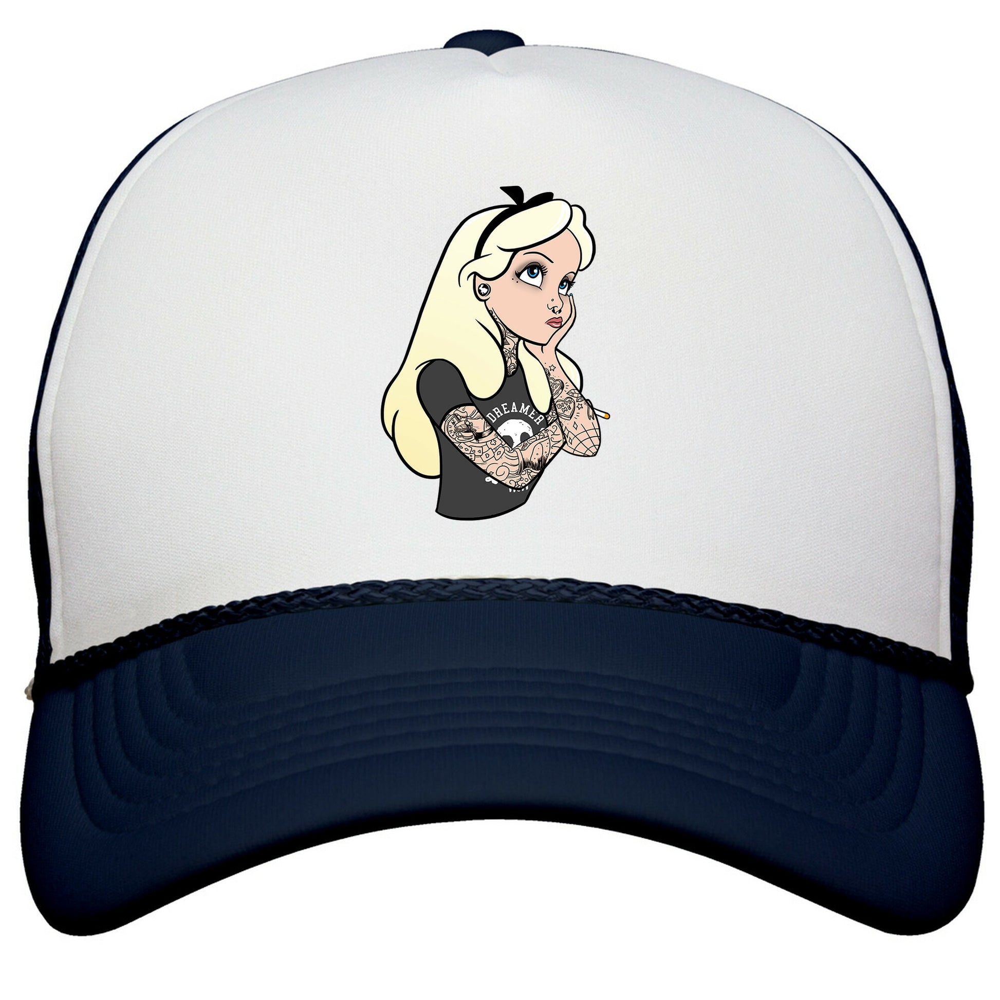 Punk Alice Parody Snapback Trucker Hat