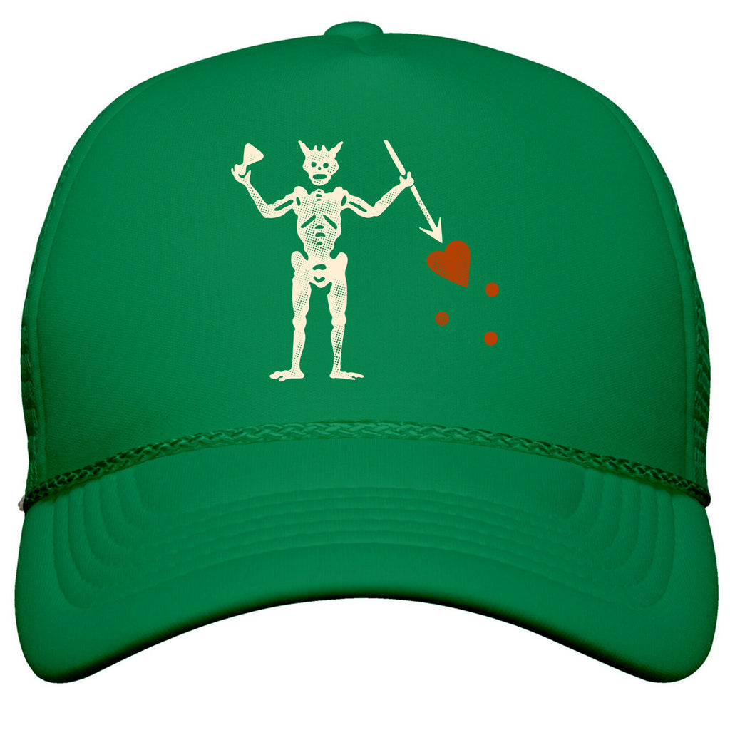 Blackbeard Flag  Snapback Trucker Hat