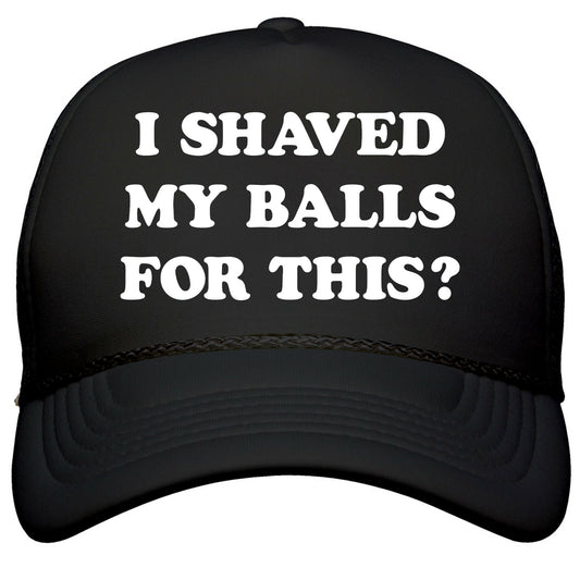 I Shaved My Balls For This? Renee Montoya Snapback Trucker Hat