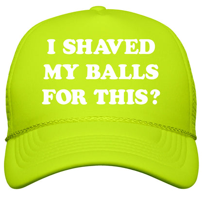 I Shaved My Balls For This? Renee Montoya Snapback Trucker Hat