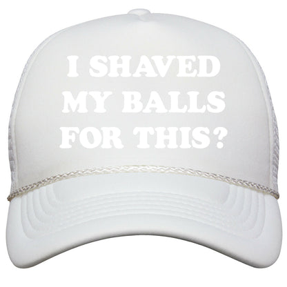 I Shaved My Balls For This? Renee Montoya Snapback Trucker Hat