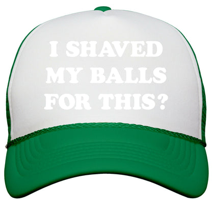 I Shaved My Balls For This? Renee Montoya Snapback Trucker Hat