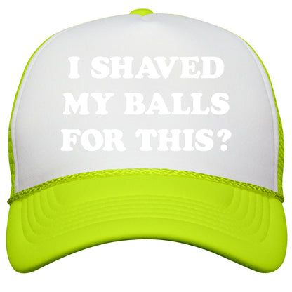 I Shaved My Balls For This? Renee Montoya Snapback Trucker Hat