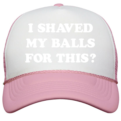 I Shaved My Balls For This? Renee Montoya Snapback Trucker Hat