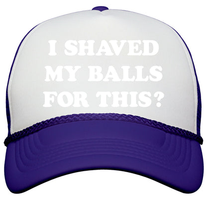 I Shaved My Balls For This? Renee Montoya Snapback Trucker Hat