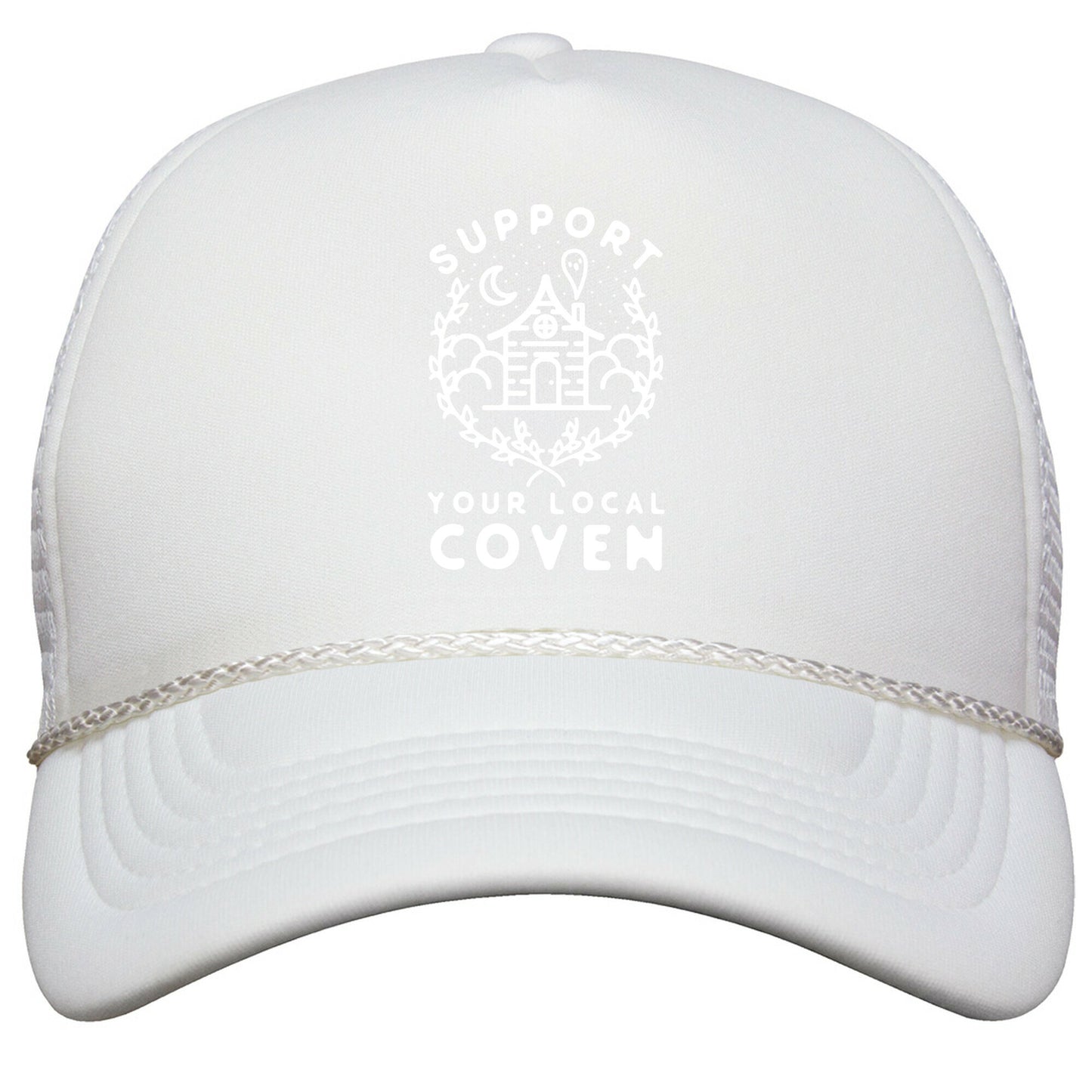 Support Your Local Coven Snapback Trucker Hat