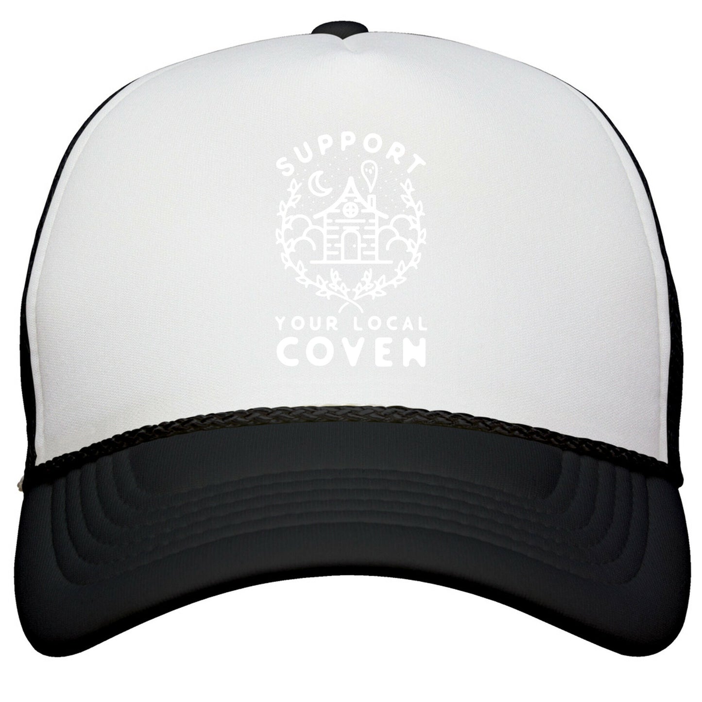 Support Your Local Coven Snapback Trucker Hat