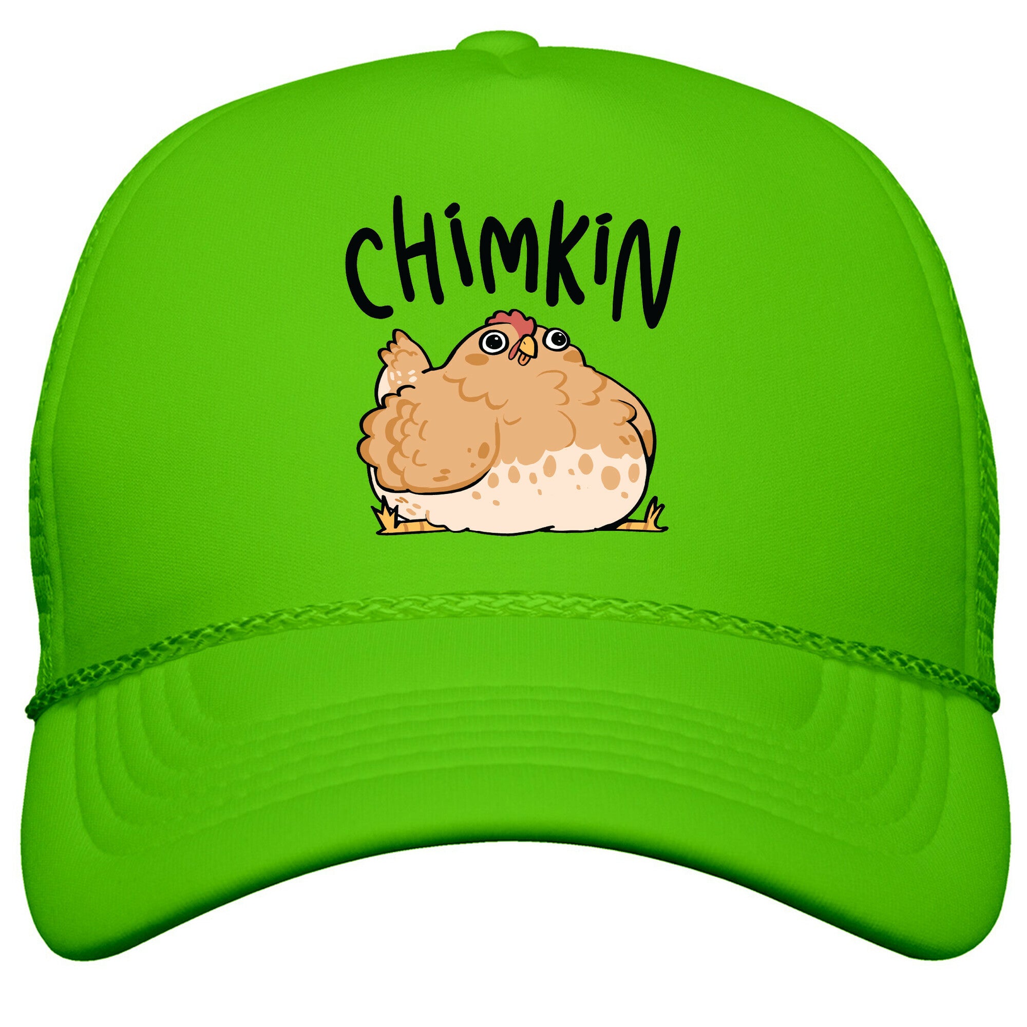 Chimkin Derpy Chicken Snapback Trucker Hat