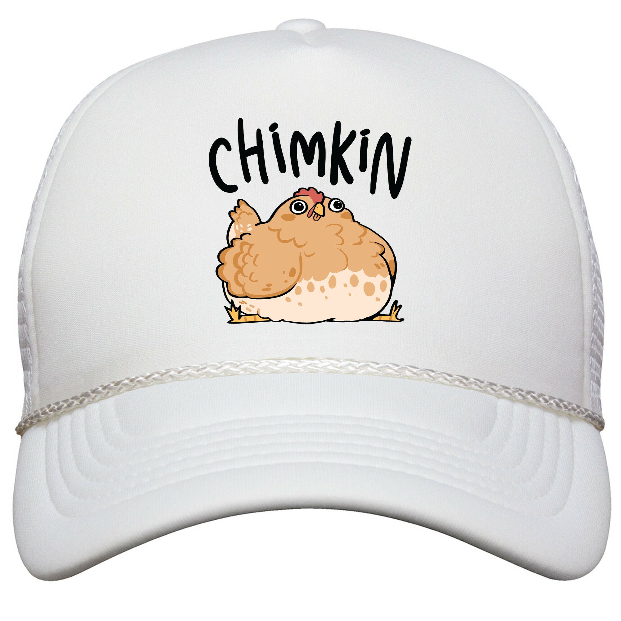 Chimkin Derpy Chicken Snapback Trucker Hat