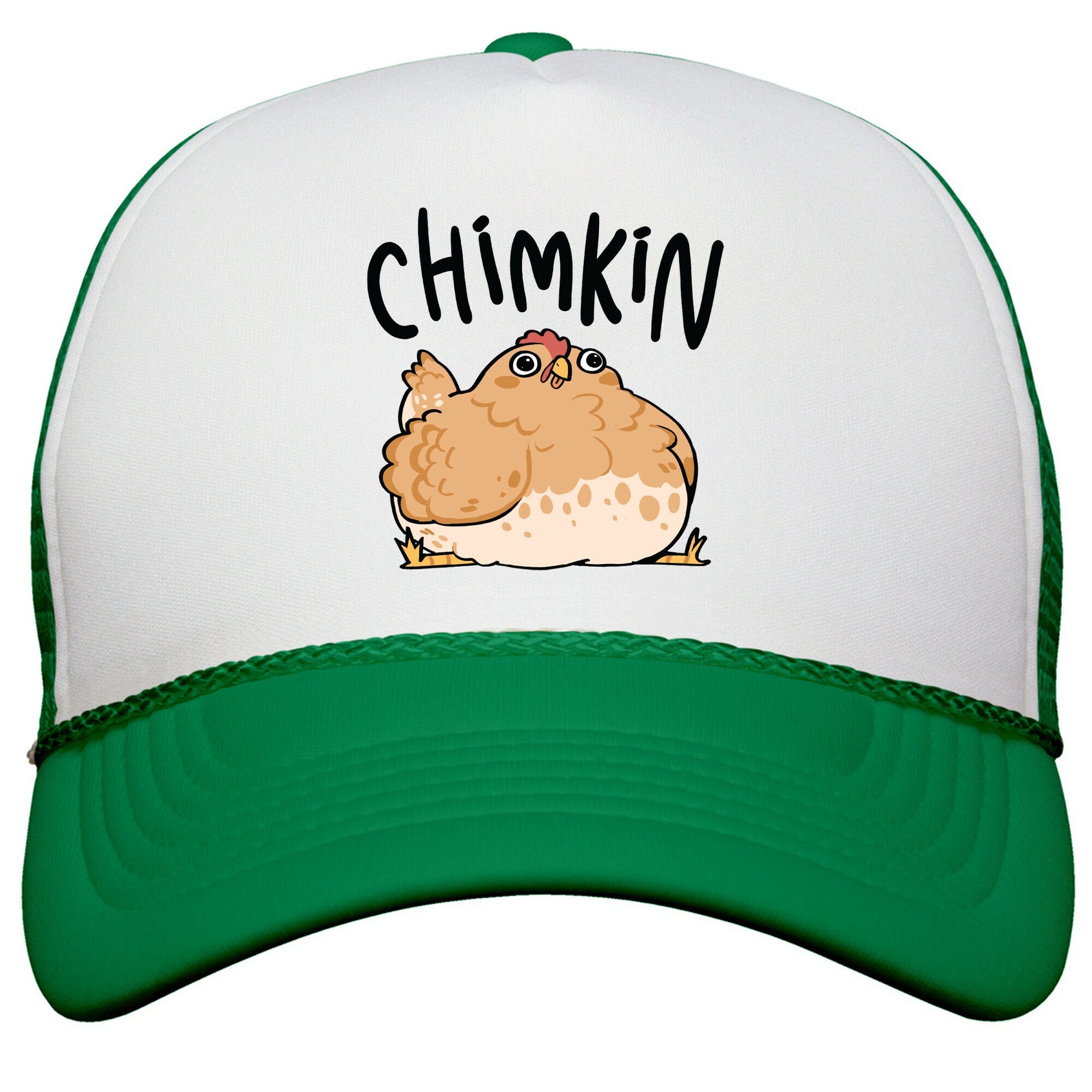 Chimkin Derpy Chicken Snapback Trucker Hat