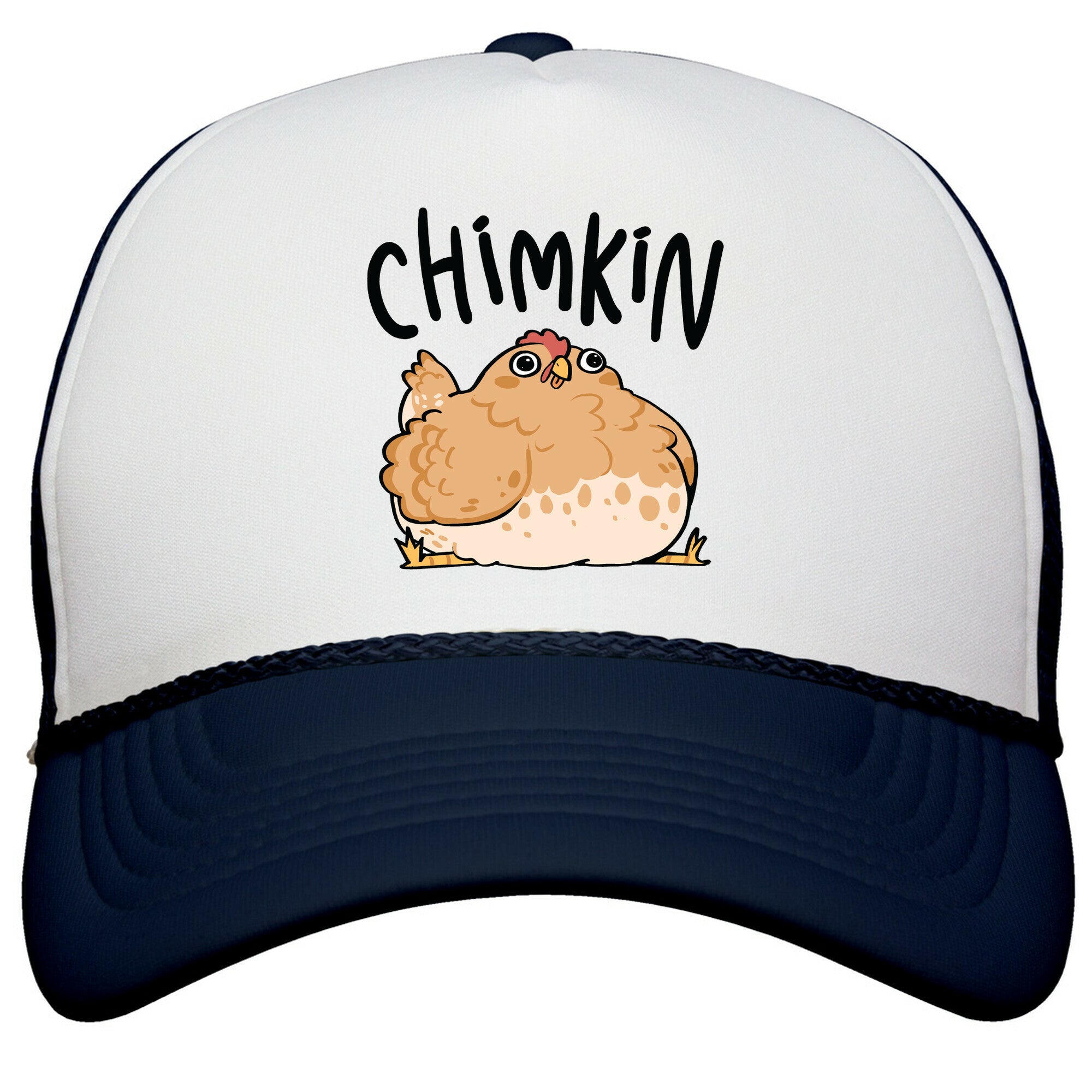 Chimkin Derpy Chicken Snapback Trucker Hat