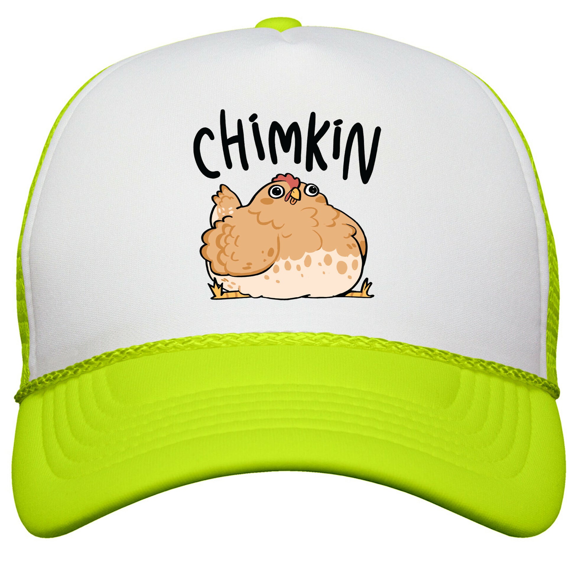 Chimkin Derpy Chicken Snapback Trucker Hat