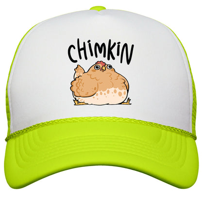 Chimkin Derpy Chicken Snapback Trucker Hat
