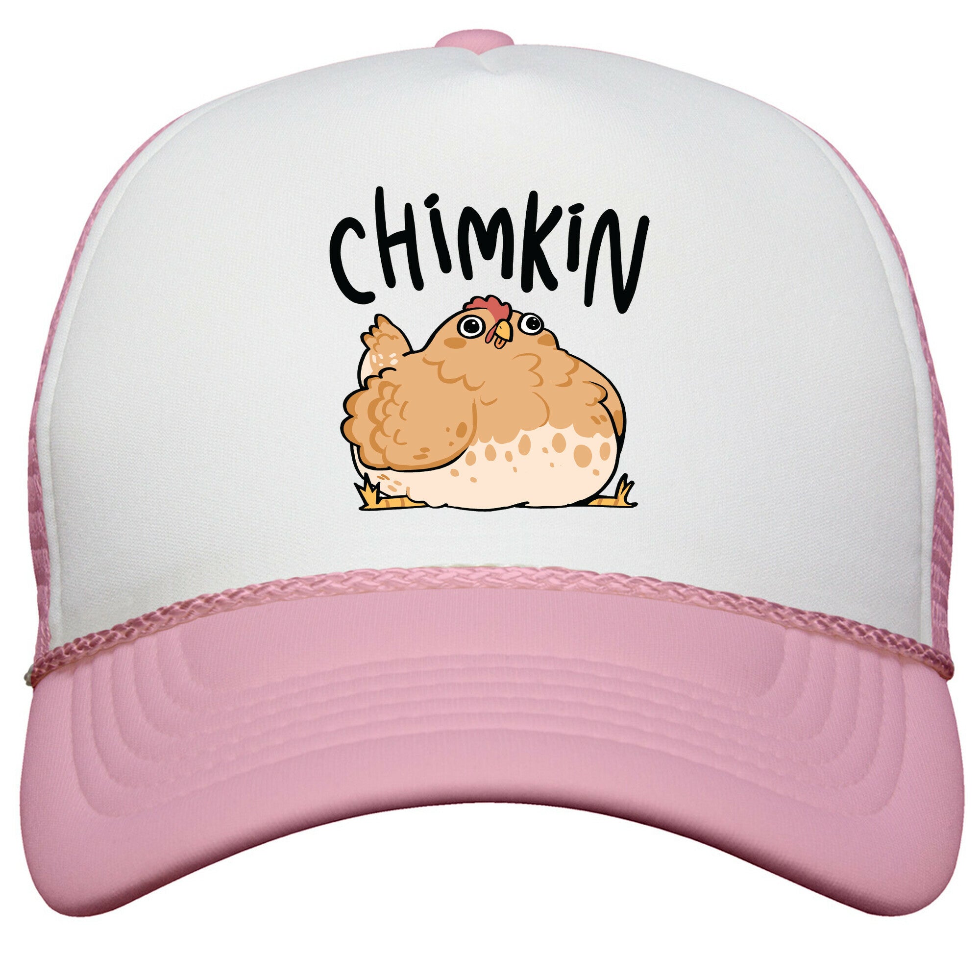 Chimkin Derpy Chicken Snapback Trucker Hat