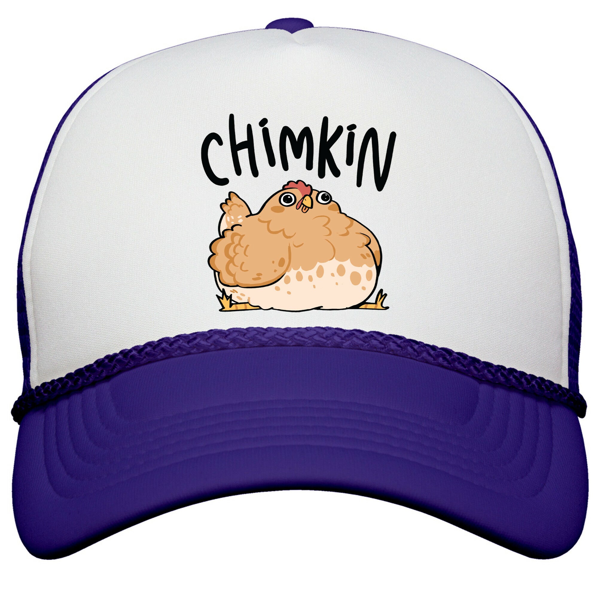 Chimkin Derpy Chicken Snapback Trucker Hat