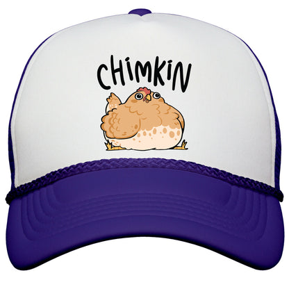 Chimkin Derpy Chicken Snapback Trucker Hat