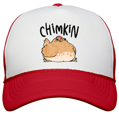 Chimkin Derpy Chicken Snapback Trucker Hat