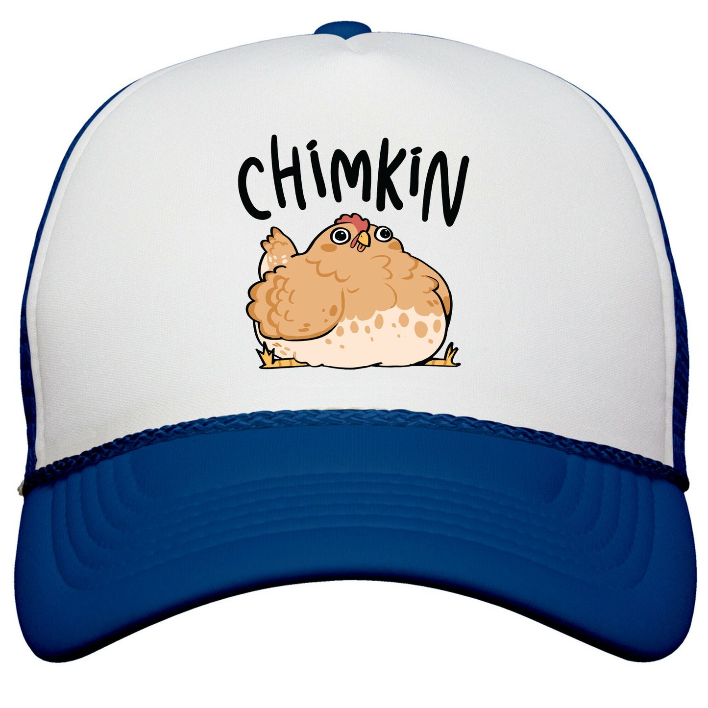 Chimkin Derpy Chicken Snapback Trucker Hat