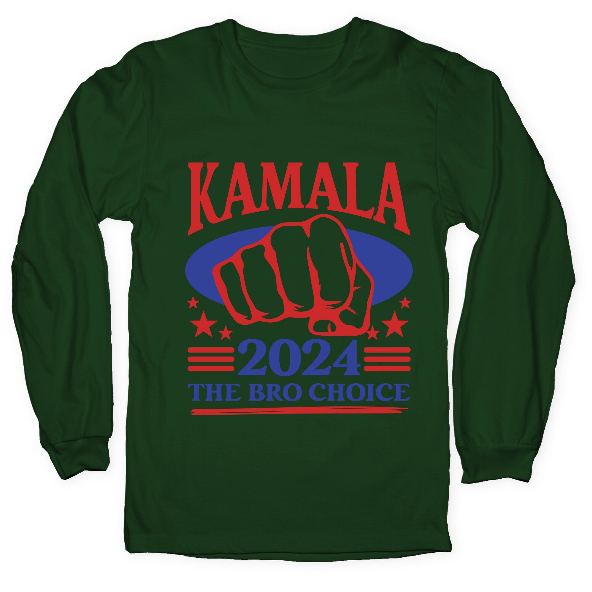 White Dudes for Kamala Longsleeve Tee
