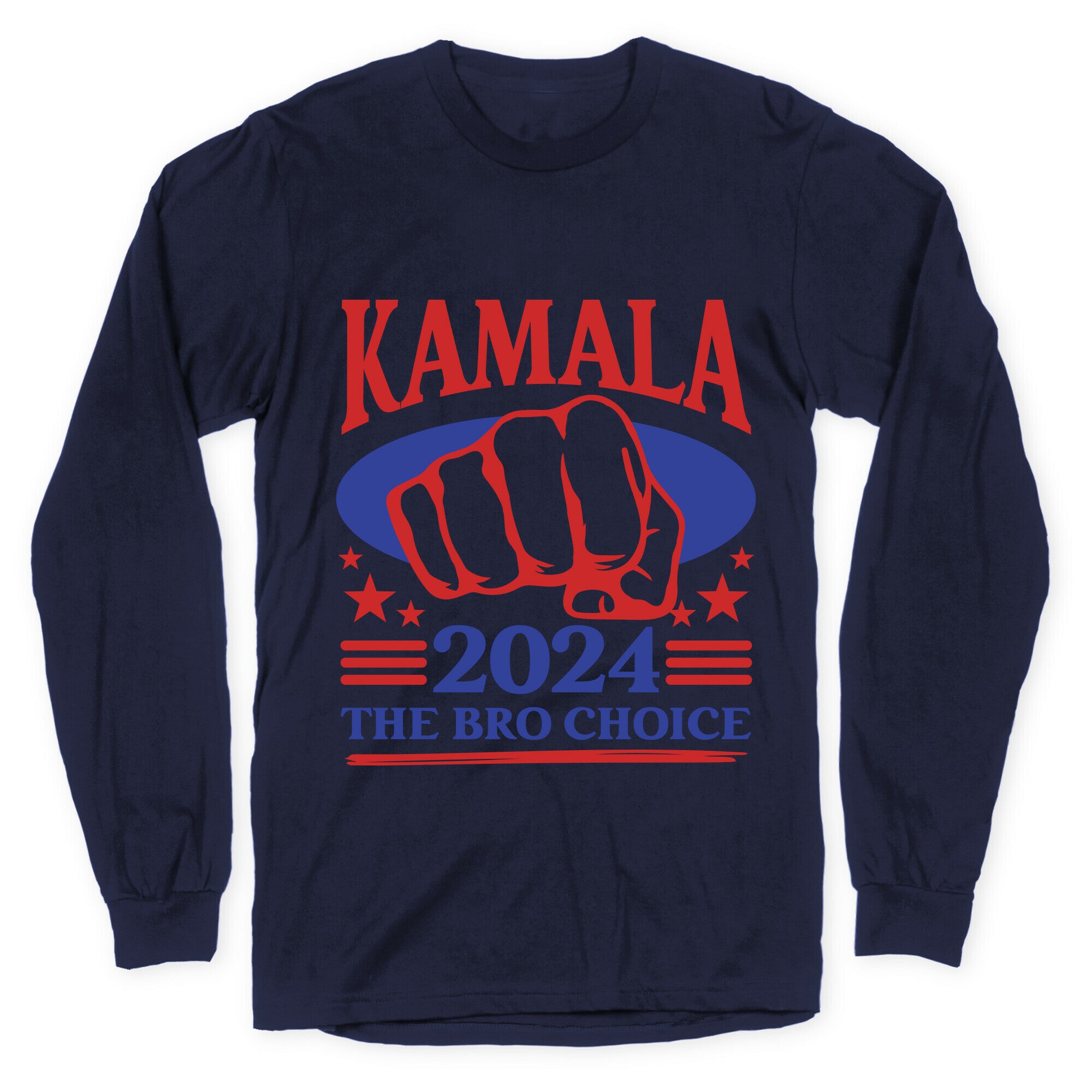 White Dudes for Kamala Longsleeve Tee