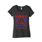 White Dudes for Kamala Womens Triblend Tee