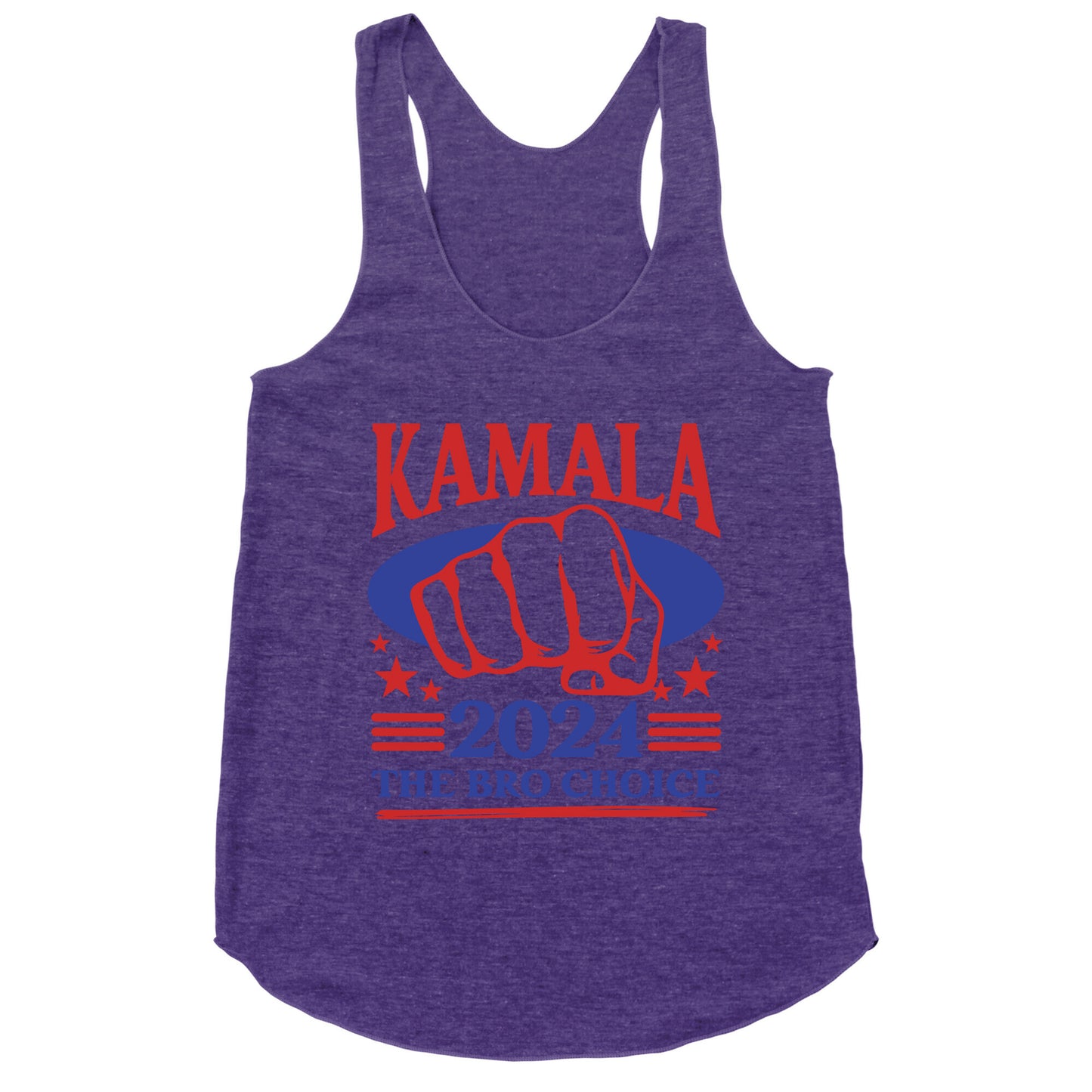 White Dudes for Kamala Racerback Tank