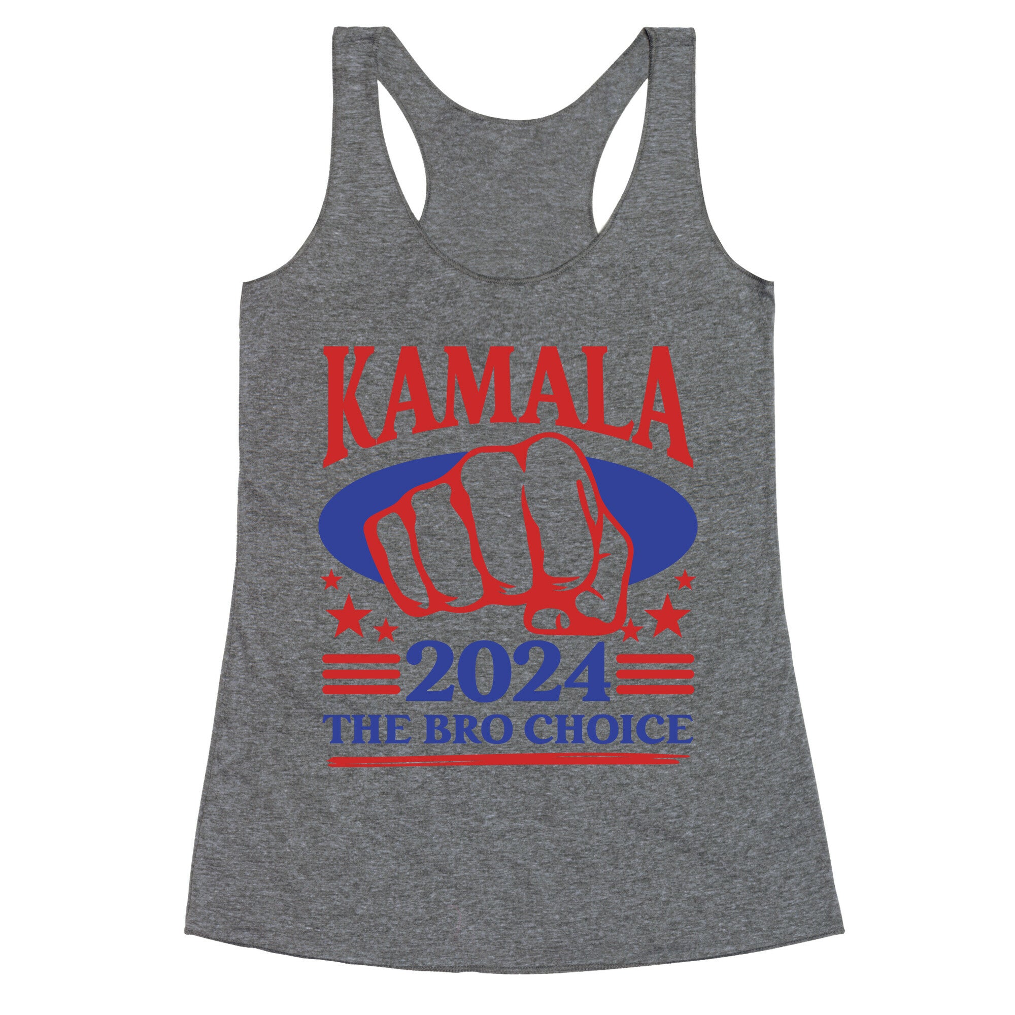 White Dudes for Kamala Racerback Tank