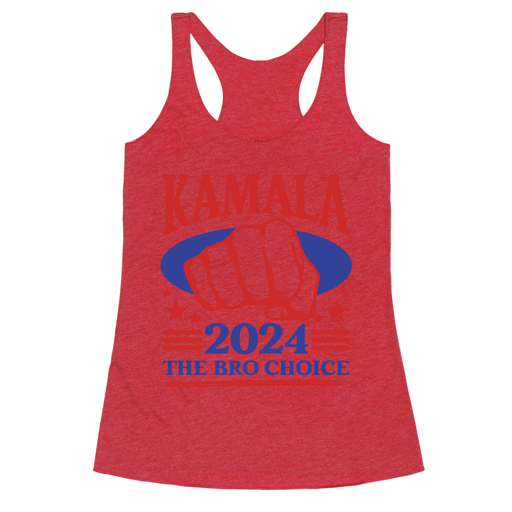 White Dudes for Kamala Racerback Tank