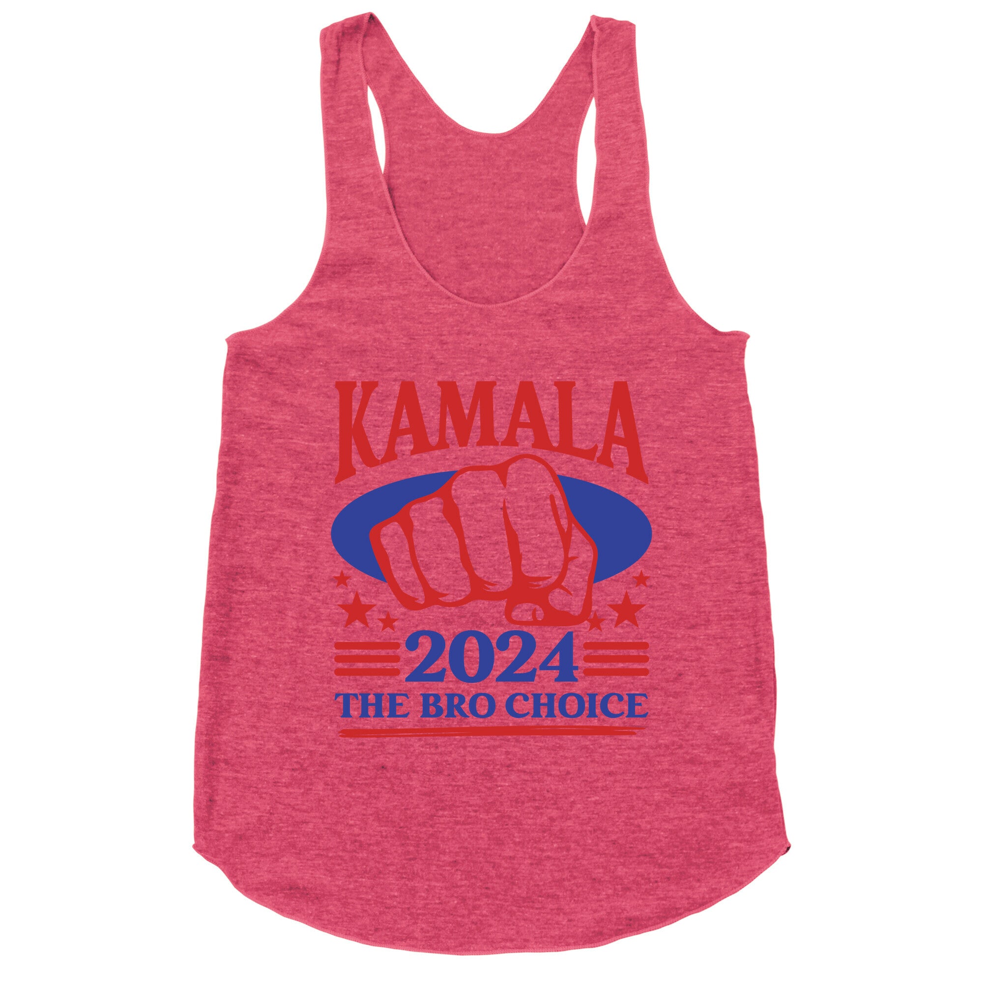 White Dudes for Kamala Racerback Tank