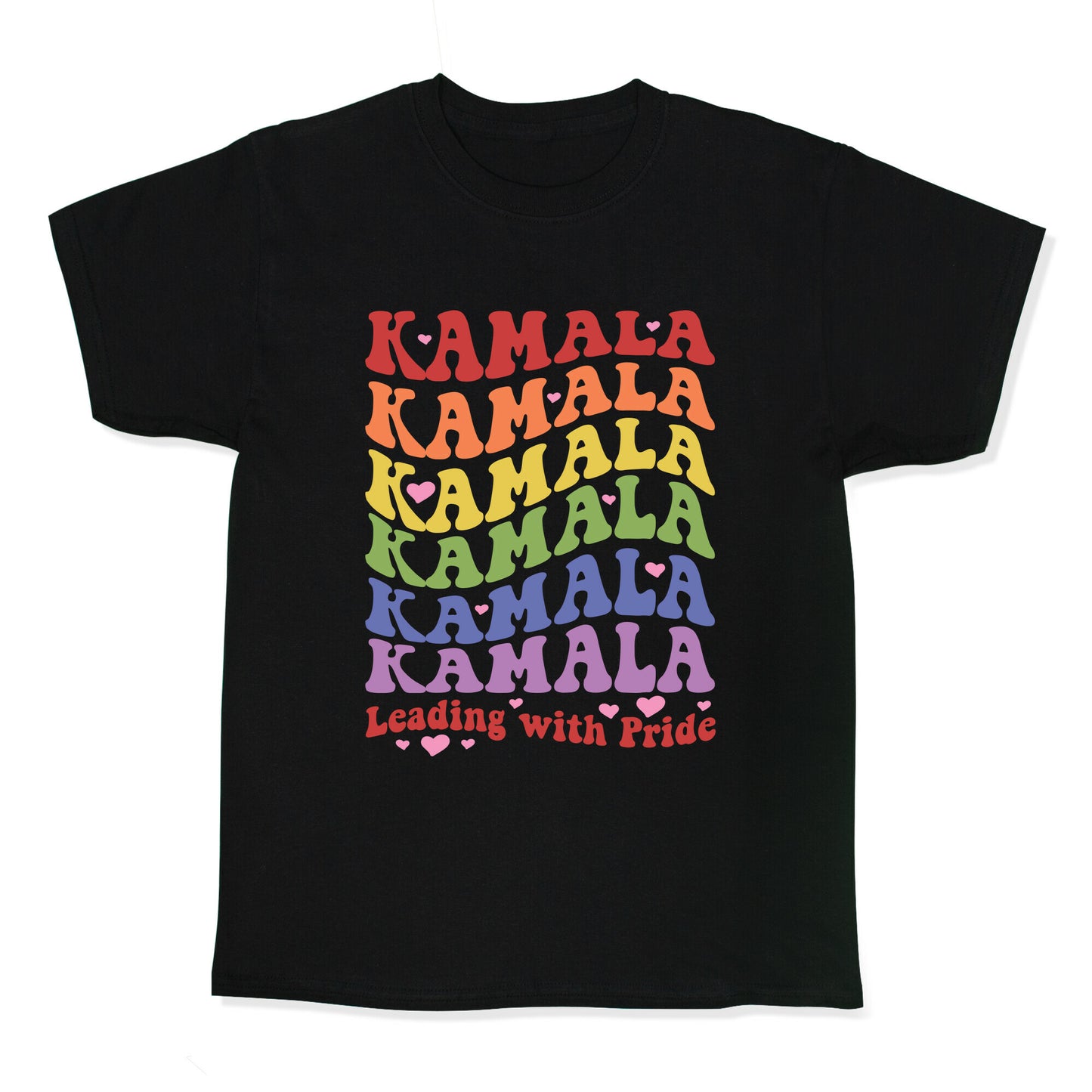 Kamala Leading With Pride Kids Tee