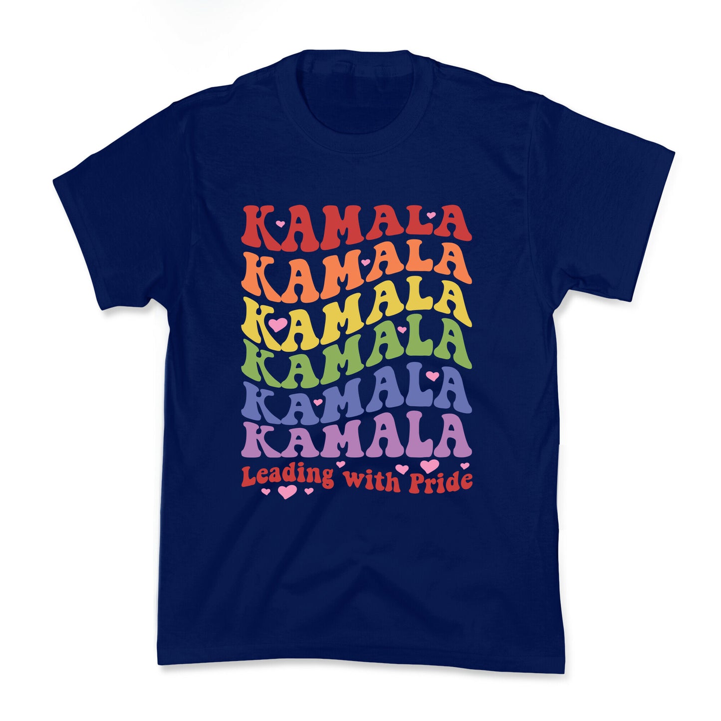 Kamala Leading With Pride Kids Tee