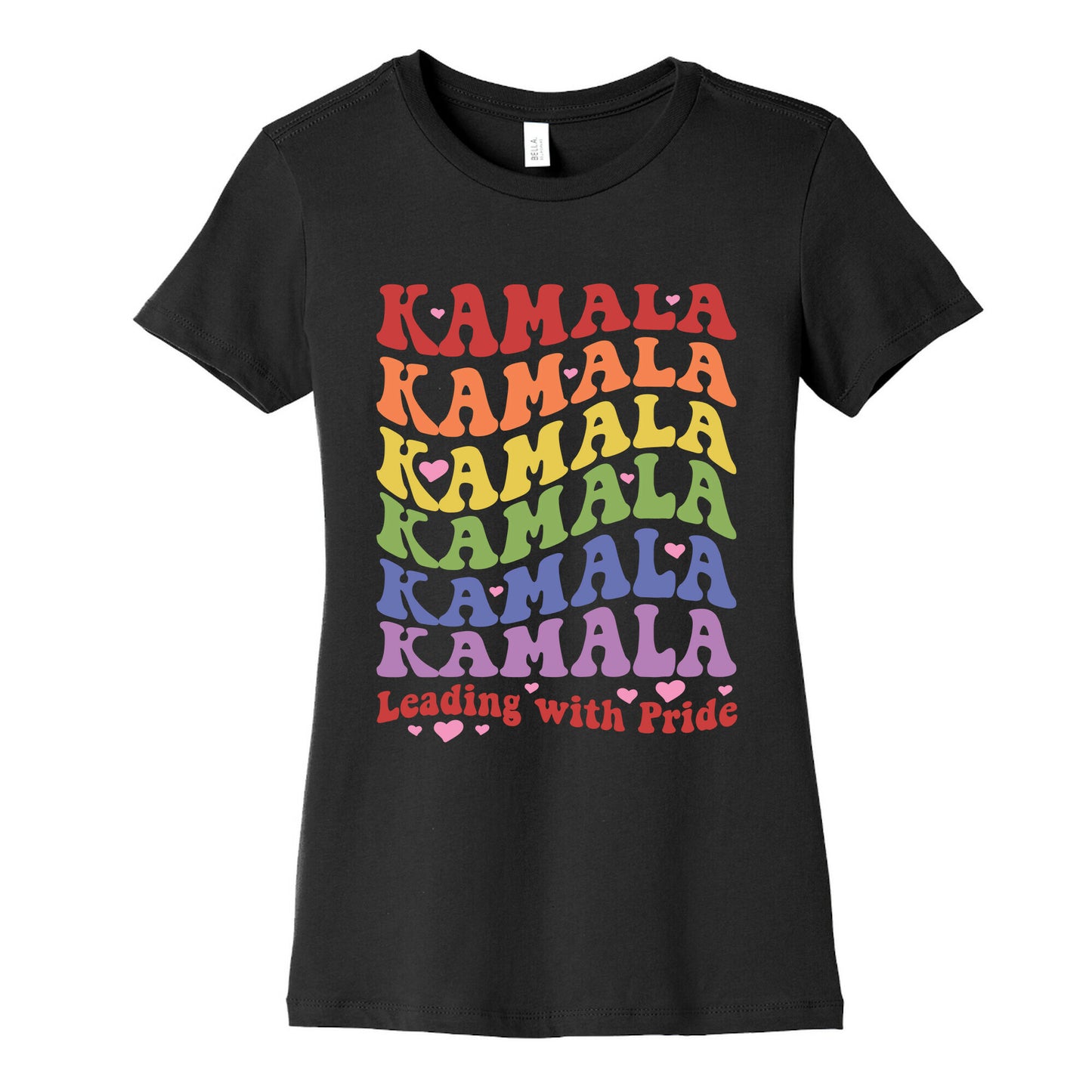 Kamala Leading With Pride Womens Cotton Tee