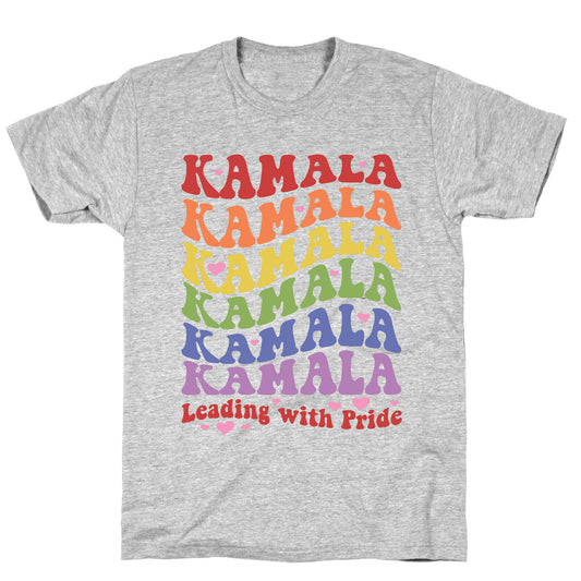 Kamala Leading With Pride T-Shirt