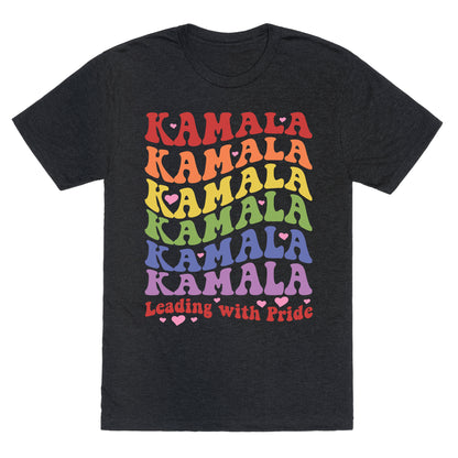 Kamala Leading With Pride Unisex Triblend Tee
