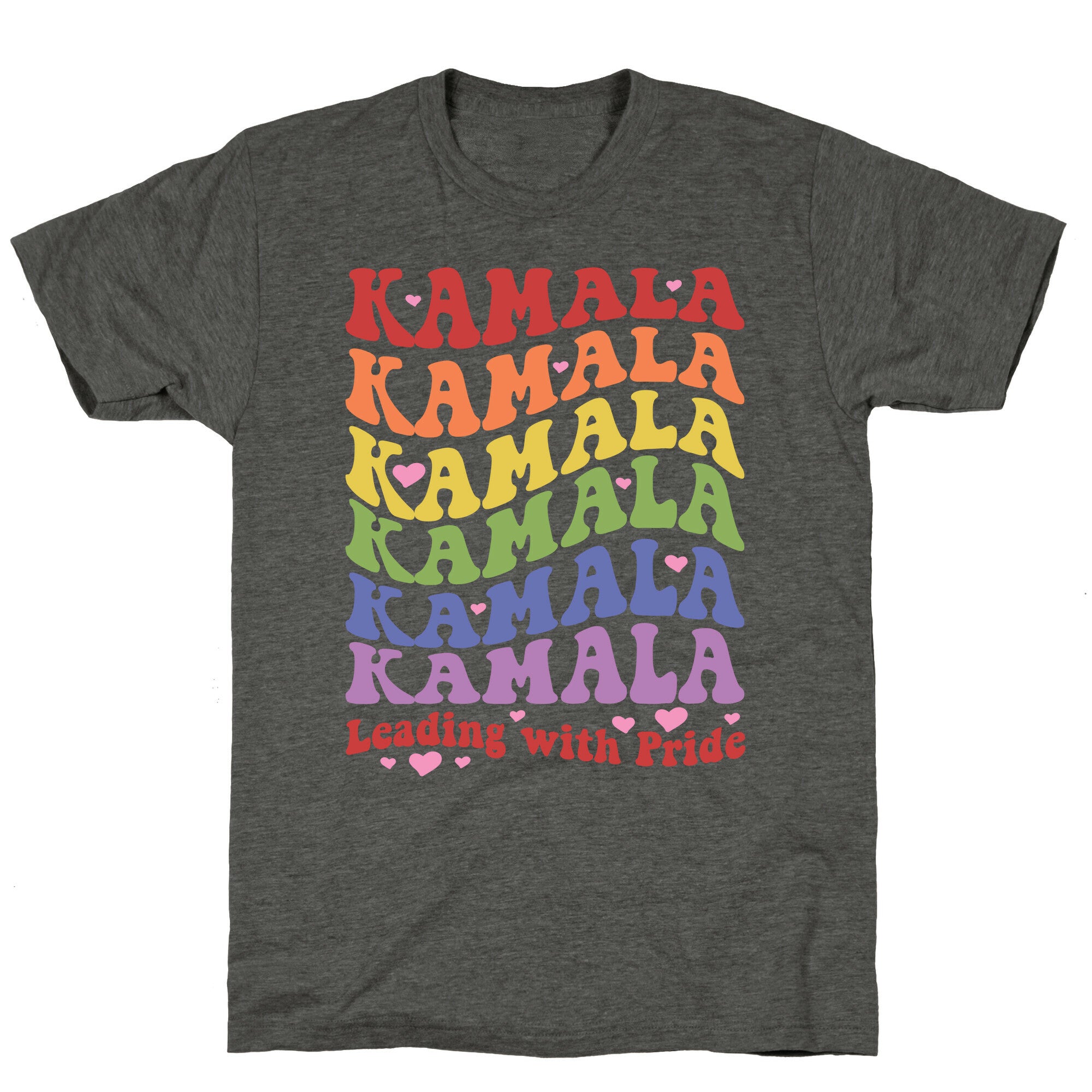 Kamala Leading With Pride Unisex Triblend Tee