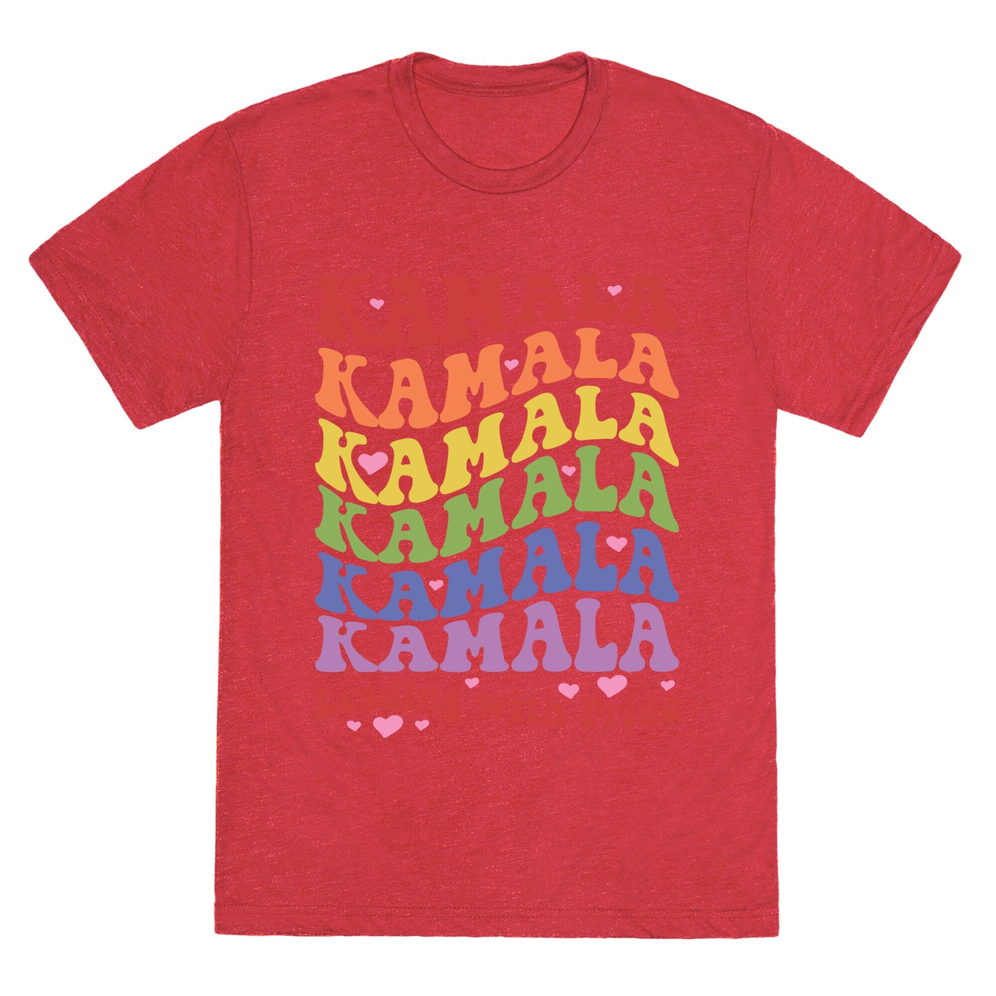 Kamala Leading With Pride Unisex Triblend Tee
