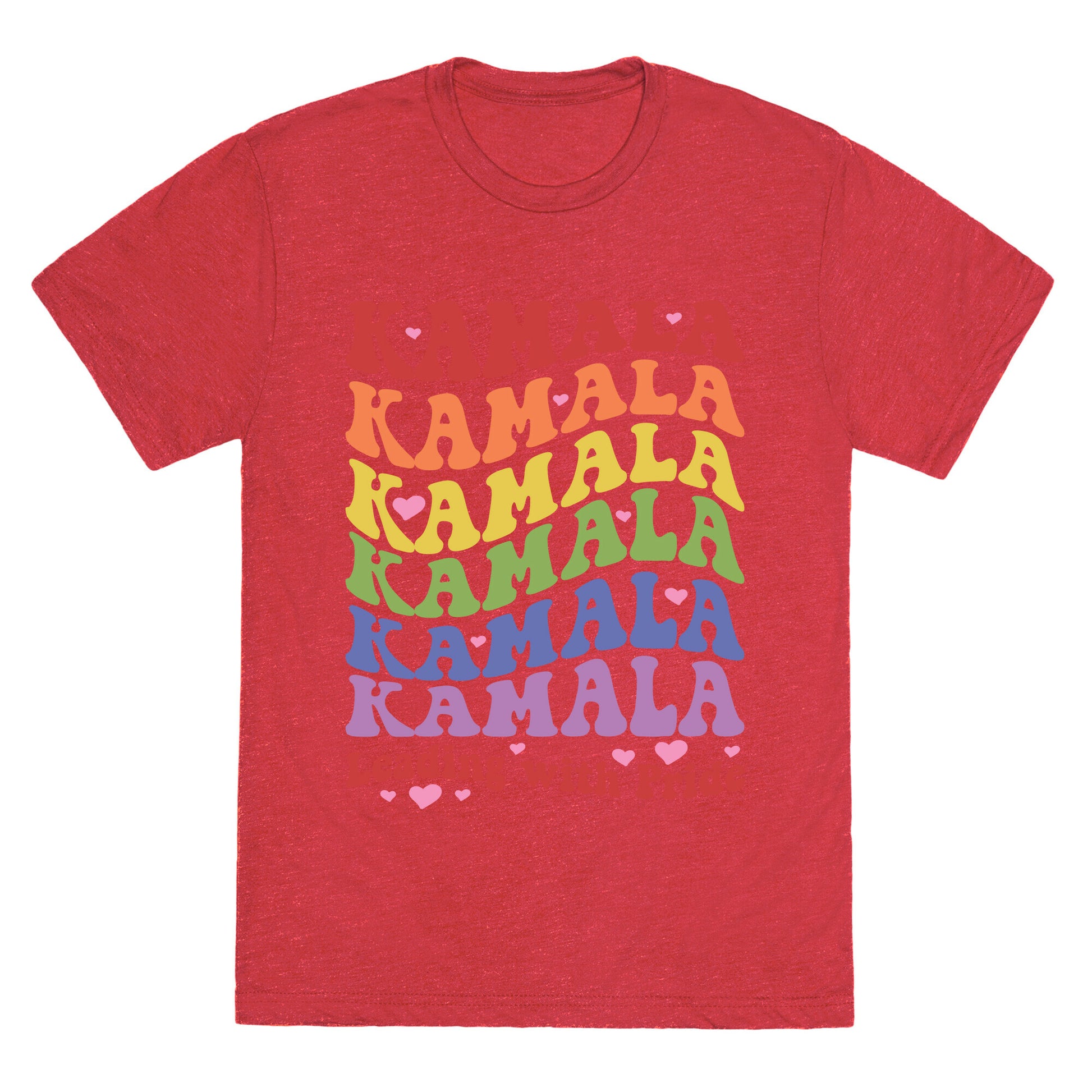 Kamala Leading With Pride Unisex Triblend Tee